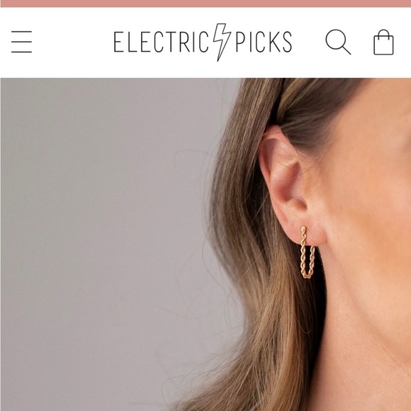 Jewelry Rope Chain Hoop Earrings Poshmark